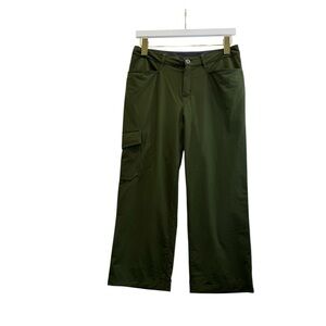 Patagonia Rock Craft Capri Pants Olive Green Climbing Hiking Women’s Size 6